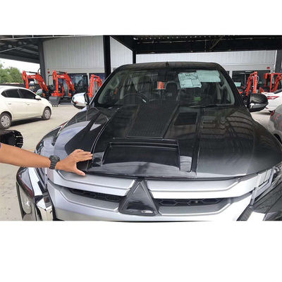 Carro 2020 do Abs de Mitsubishi Triton Front Bumper Guard 4x4 Hood Bonnet Scoops Cover