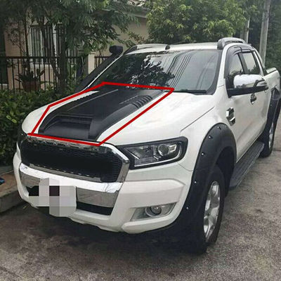 Carro 2020 do Abs de Mitsubishi Triton Front Bumper Guard 4x4 Hood Bonnet Scoops Cover