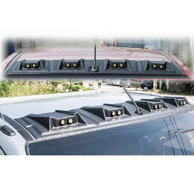 Luz da desmancha prazeres do carro de Matte Black Top Cover Front para Mitsubishi Triton L200 2019 2020 202