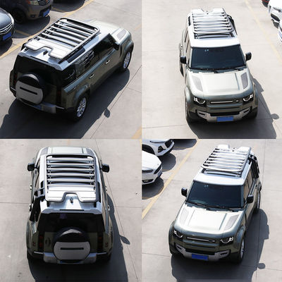 Terra de pouco peso Rover Defender 110 da grade de tejadilho da cesta do portador de bagagem do telhado do carro 2020