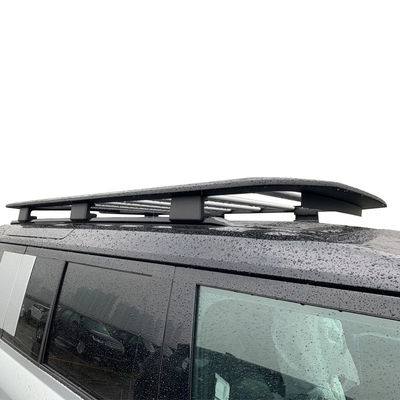 Cesta de alumínio da grade de tejadilho do carro para a terra Rover Defender 110 2020 2021