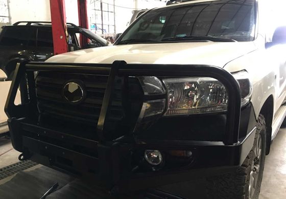 Acessórios 4x4 para Pickup Truck, Para-choque Dianteiro de Aço com Revestimento em Pó, Barra de Touro para Toyota Hilux LC79