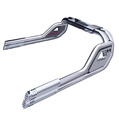 barra de rolo 4x4 superior de aço inoxidável para Toyota Hilux Revo Tacoma Ford Ranger T8 F150
