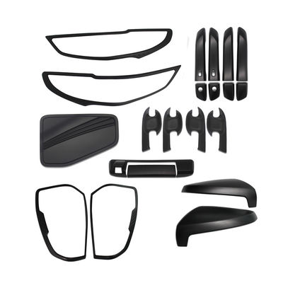 O conjunto completo preto 4x4 de Chrome pegara acessórios da tampa do carro para Mazda BT50 2021