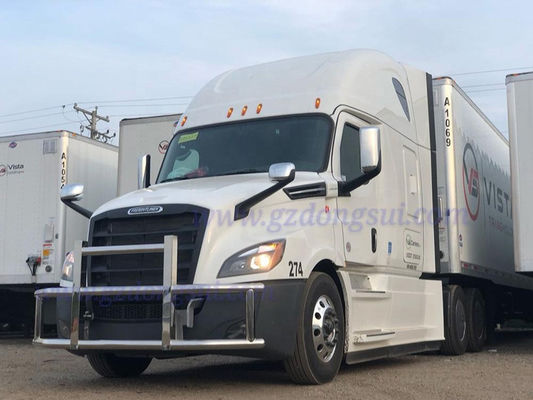 Fábrica Dongsui resistente Semi Truck Bumper Deer Guards para Cargo Cascadia For Volvo Internacional Prostar Kenworth Peterbilt Mack Pinnacle