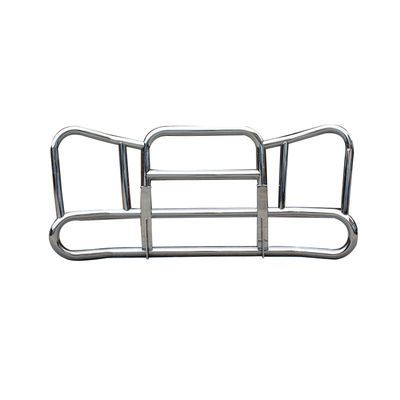 Peças de carroceria de caminhão pesado em aço inoxidável 304 luxuoso, para-choque dianteiro, protetor de veado para Cascadia For Volvo Kenworth