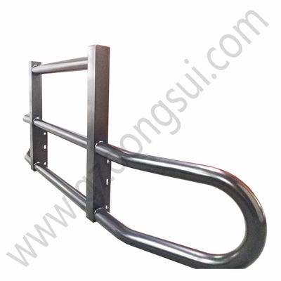 Dongsui Factory Tough North American Classic estilo de alta qualidade Semi Truck Bumper Deer Guards para Freightliner Cascadia Volvo International Prostar Kenworth Peterbilt Mack Pinnacle