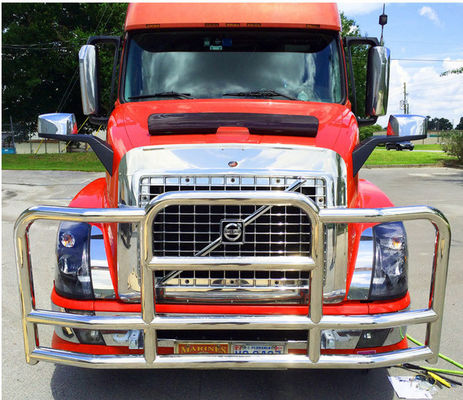 Fábrica Dongsui resistente norte-americano Semi Truck Bumper Deer Guards para Cargo Cascadia Volvo Internacional Prostar Kenworth Peterbilt Mack Pinnacle