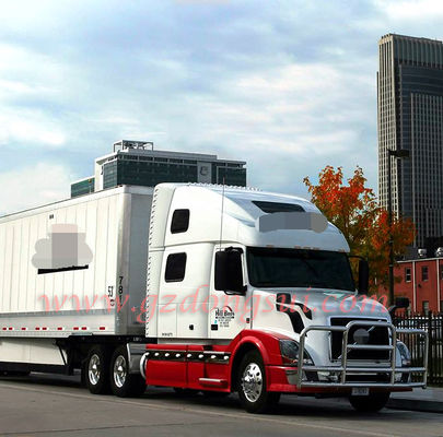 Fábrica Dongsui resistente norte-americano Semi Truck Bumper Deer Guards para Cargo Cascadia For Volvo Internacional Prostar Kenworth Peterbilt Mack Pinnacle