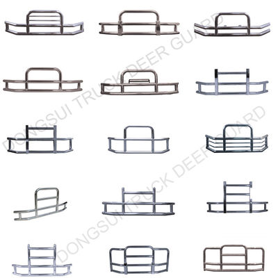 Fábrica Dongsui estilo clássico Semi Truck Bumper Deer Guards For Freightliner Cascadia Volvo International Prostar Kenworth Peterbilt Mack Pinnacle