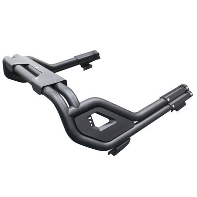 Santo Antônio Esportivo Universal Off Road em Aço Preto com Luz de Freio para Hilux Navara Ranger
