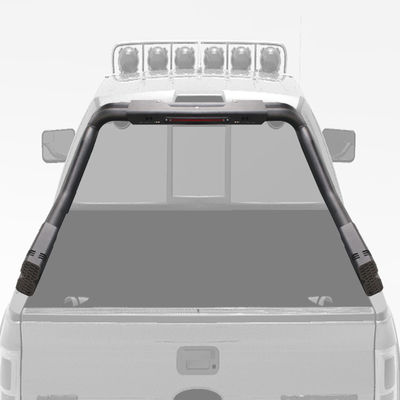 Santo Antônio Esportivo Universal Off Road em Aço Preto com Luz de Freio para Hilux Navara Ranger