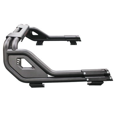 Santo Antônio Esportivo Universal Off Road em Aço Preto com Luz de Freio para Hilux Navara Ranger
